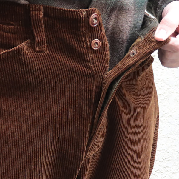 MILWAUKEE RIDING BREECHES / ORIGINAL HEAVY CORDUROY / DARK MOCHA BROWN