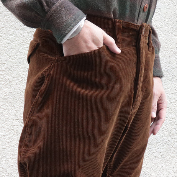 MILWAUKEE RIDING BREECHES / ORIGINAL HEAVY CORDUROY / DARK MOCHA BROWN