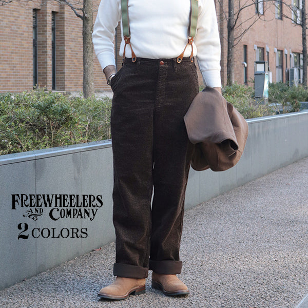 YELLOWSTONE HUNTING TROUSERS / VINTAGE STYLE PRINTED CORDUROY