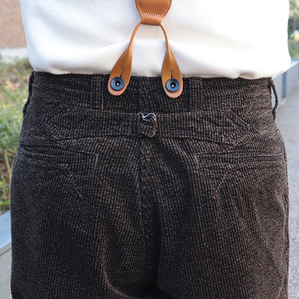 YELLOWSTONE HUNTING TROUSERS / VINTAGE STYLE PRINTED CORDUROY