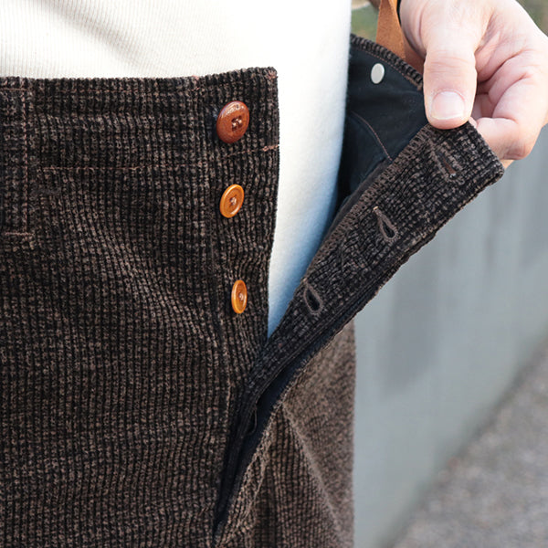 YELLOWSTONE HUNTING TROUSERS / VINTAGE STYLE PRINTED CORDUROY