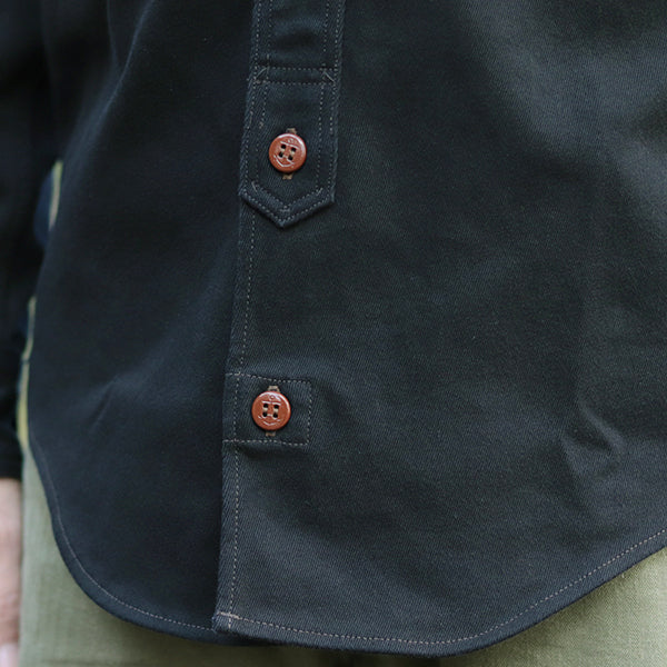 JOLLY ROGERS CV17 / U.S. NAVY UTILITY SHIRT CUSTOM MODEL / DARK NAVY