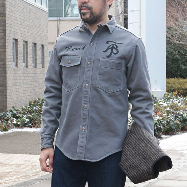 GEMSA WORK SHIRT / 1947 Birner RILEY 4 PORT SPECIAL / ORIGINAL