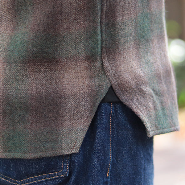 HIGHBALLER LOGGER SHIRT / BROWN × KHAKI × BEIGE