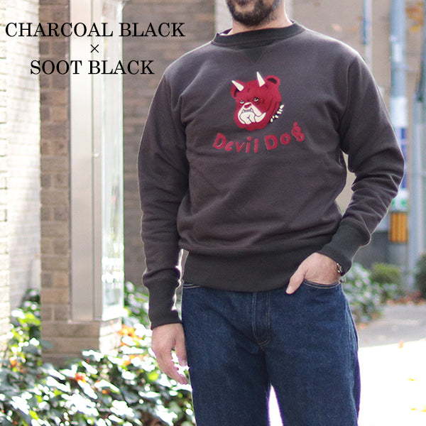 DEVIL DOG / DOUBLE V SWEAT SHIRT / MEDIUM WEIGHT FLEECE