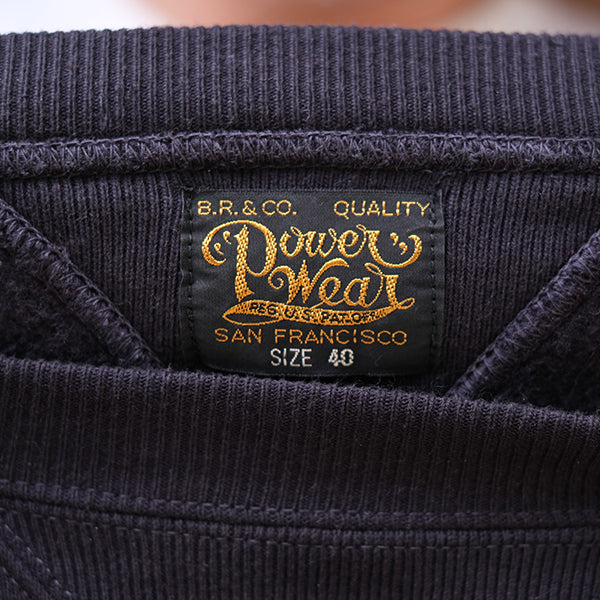 FREEDOM SLEEVE DOUBLE V SWEAT SHIRT / SPECIAL HEAVY WEIGHT FLEECE / JET NAVY