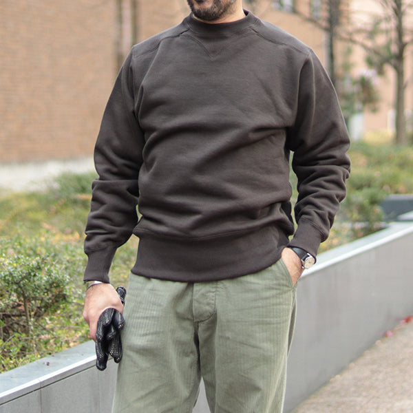 ATHLETIC SWEAT SHIRT / SPECIAL HEAVY WEIGHT FLEECE / JET BLACK