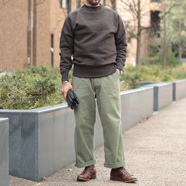 ATHLETIC SWEAT SHIRT / SPECIAL HEAVY WEIGHT FLEECE / JET BLACK