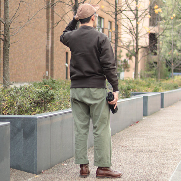 ATHLETIC SWEAT SHIRT / SPECIAL HEAVY WEIGHT FLEECE / JET BLACK