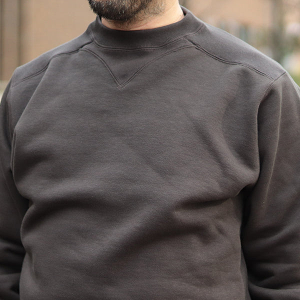 ATHLETIC SWEAT SHIRT / SPECIAL HEAVY WEIGHT FLEECE / JET BLACK