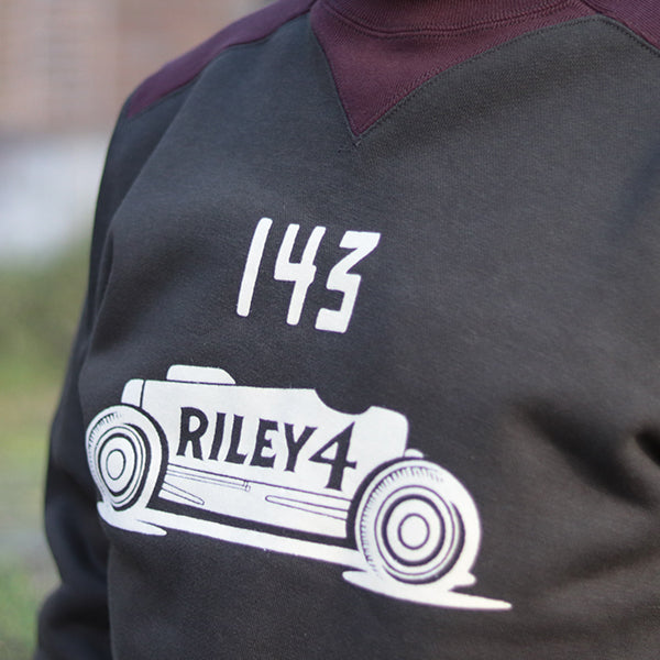 ATHLETIC SWEAT SHIRT / BIRNER LAKES MODIFIED / DARK OLIVE DRAB × OLD BROWN