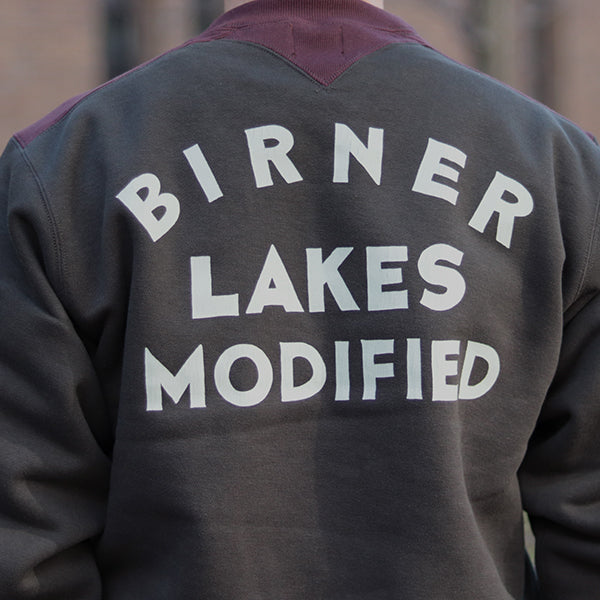 ATHLETIC SWEAT SHIRT / BIRNER LAKES MODIFIED / DARK OLIVE DRAB × OLD BROWN