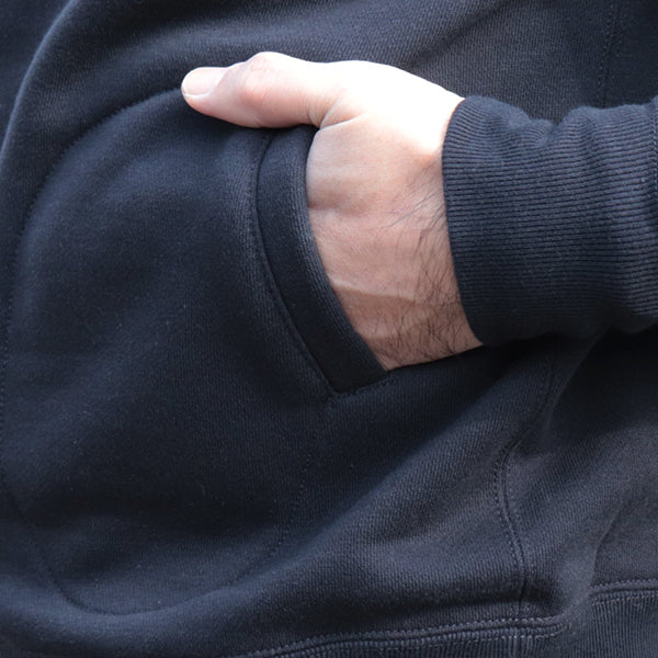 TURTLE NECK SWEAT SHIRT / U.S. NAVY BNY DRYDOCK #4 / SPECIAL HEAVY WEIGHT FLEECE / JET NAVY