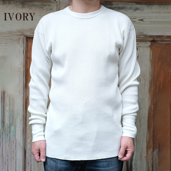 CREW NECKED THERMAL LONG SLEEVE SHIRT / PLAIN MODEL