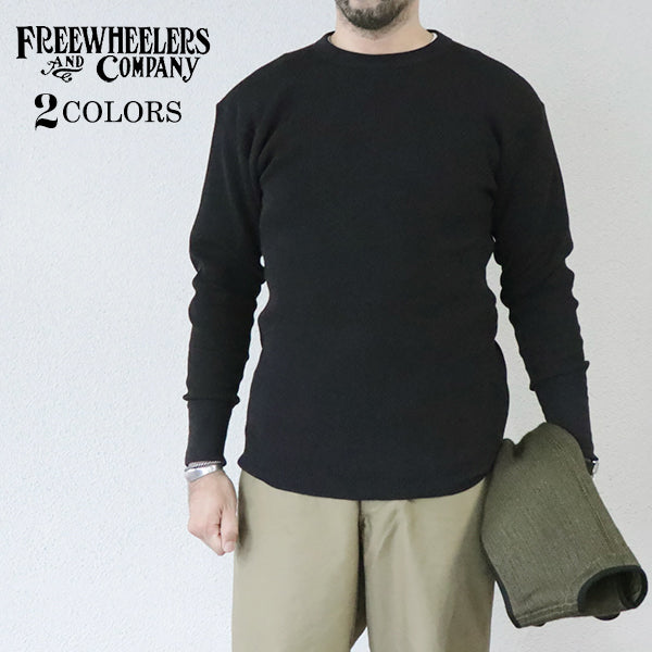 CREW NECKED THERMAL LONG SLEEVE SHIRT / PLAIN MODEL