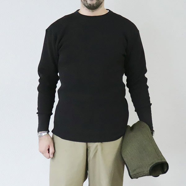 CREW NECKED THERMAL LONG SLEEVE SHIRT / PLAIN MODEL
