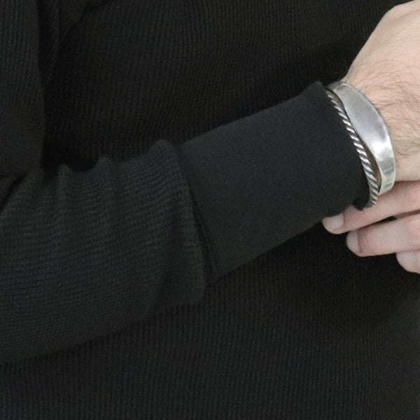 CREW NECKED THERMAL LONG SLEEVE SHIRT / PLAIN MODEL