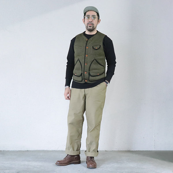 CREW NECKED THERMAL LONG SLEEVE SHIRT / PLAIN MODEL