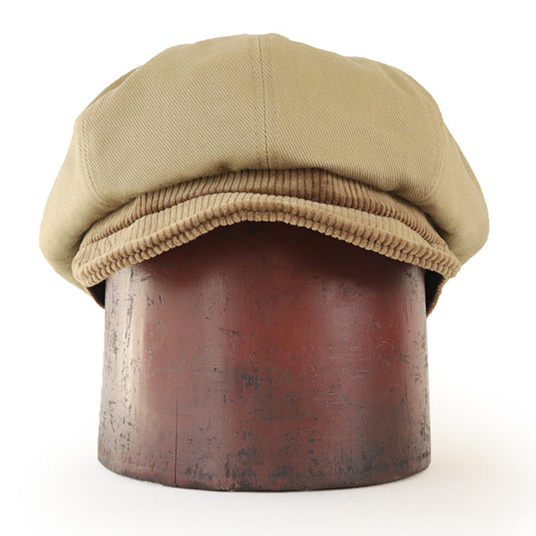 JAM BUSTER 8 PANELS CAP / HEAVY DRILL × HEAVY CORDUROY / BEIGE