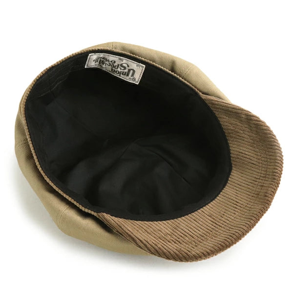 JAM BUSTER 8 PANELS CAP / HEAVY DRILL × HEAVY CORDUROY / BEIGE