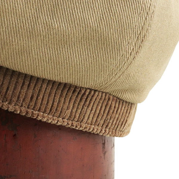 JAM BUSTER 8 PANELS CAP / HEAVY DRILL × HEAVY CORDUROY / BEIGE