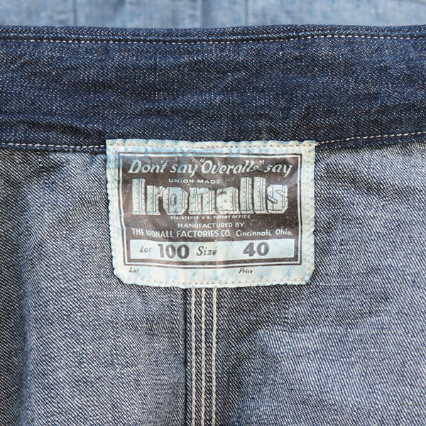 PRE-ORDER 2026 / Lot 100 DENIM JACKET / THE IRONALL FACTORIES CO. / 10oz INDIGO DENIM
