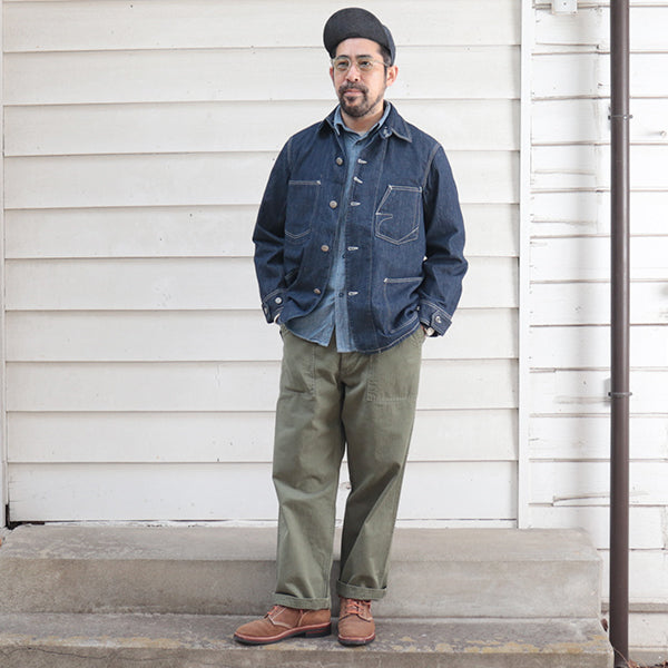 PRE-ORDER 2026 / Lot 100 DENIM JACKET / THE IRONALL FACTORIES CO. / 10oz INDIGO DENIM