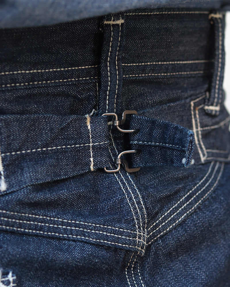 Lot 102 DENIM OVERALLS / THE IRONALL FACTORIES CO. / 10oz INDIGO DENIM