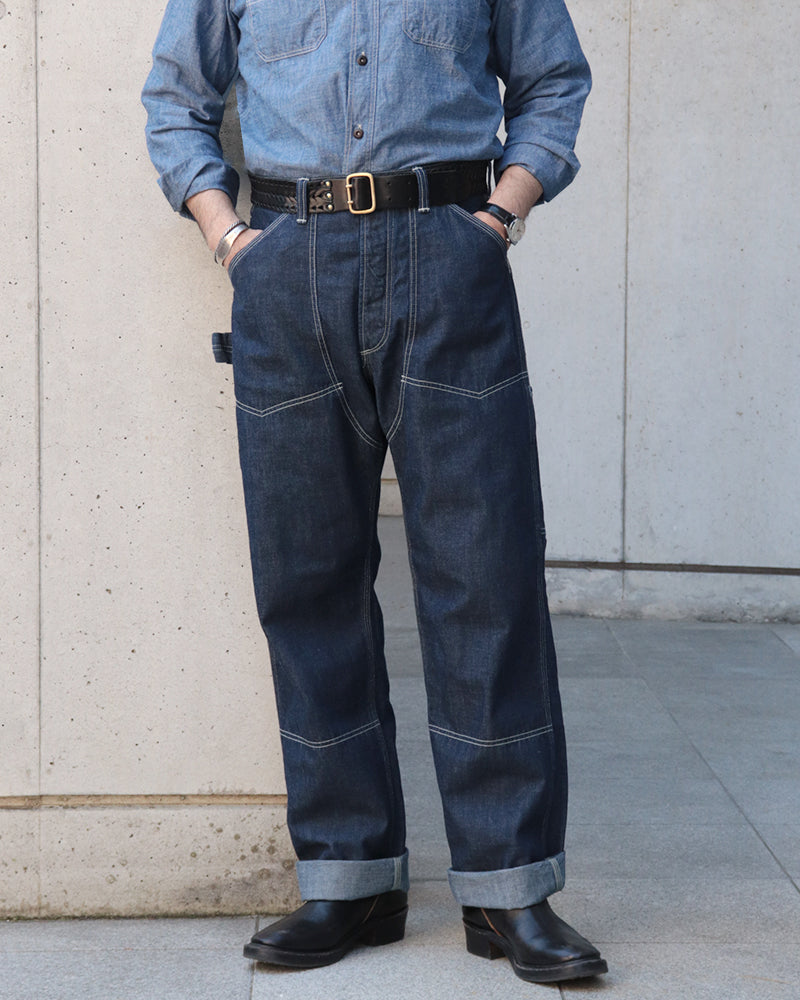 Lot 102 DENIM OVERALLS / THE IRONALL FACTORIES CO. / 10oz INDIGO DENIM