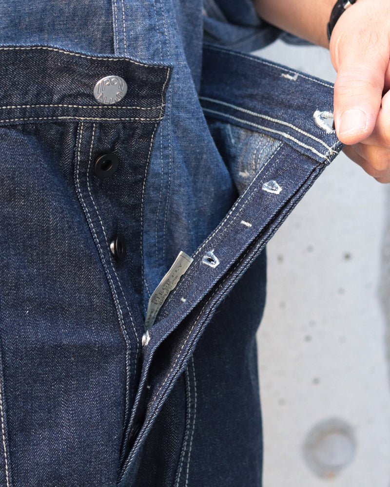 Lot 102 DENIM OVERALLS / THE IRONALL FACTORIES CO. / 10oz INDIGO DENIM