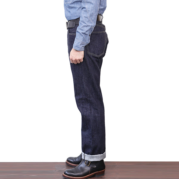 1944-45 WWII MODEL 5 POCKET JEANS / Lot S601 XX Length 32″ / ONE WASH MODEL