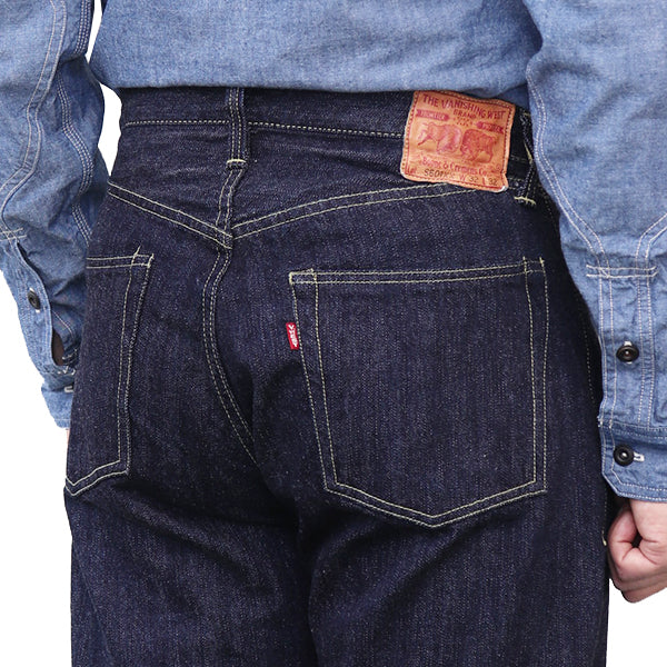 1944-45 WWII MODEL 5 POCKET JEANS / Lot S601 XX Length 32″ / ONE WASH MODEL