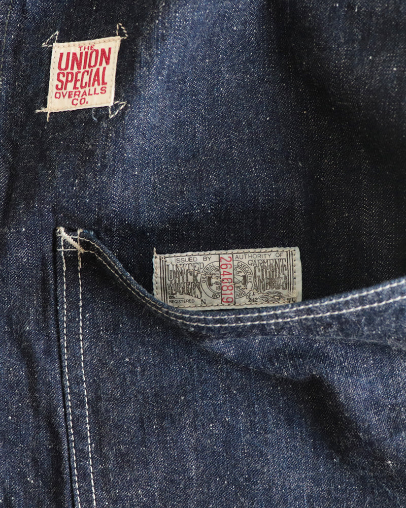 STEELBACKERS WORK COAT / 1940s WWII STYLE WORK CLOTHING / ORIGINAL 11.5oz INDIGO DENIM