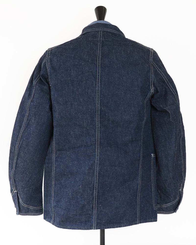STEELBACKERS WORK COAT / 1940s WWII STYLE WORK CLOTHING / ORIGINAL 11.5oz INDIGO DENIM