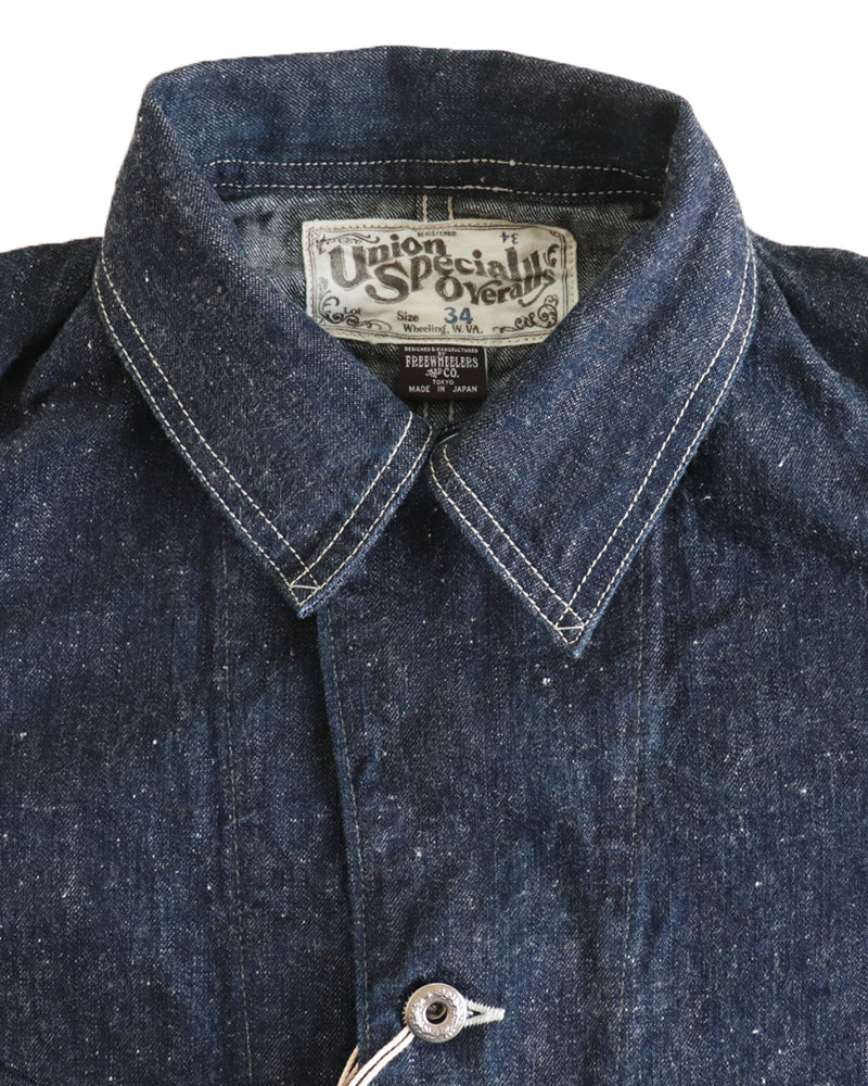 STEELBACKERS WORK COAT / 1940s WWII STYLE WORK CLOTHING / ORIGINAL 11.5oz INDIGO DENIM