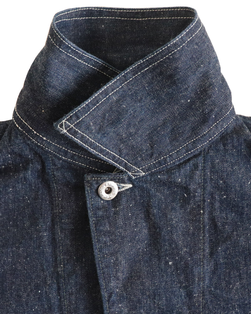 STEELBACKERS WORK COAT / 1940s WWII STYLE WORK CLOTHING / ORIGINAL 11.5oz INDIGO DENIM