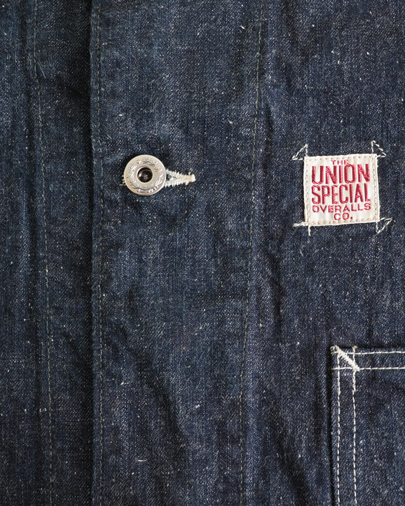 STEELBACKERS WORK COAT / 1940s WWII STYLE WORK CLOTHING / ORIGINAL 11.5oz INDIGO DENIM