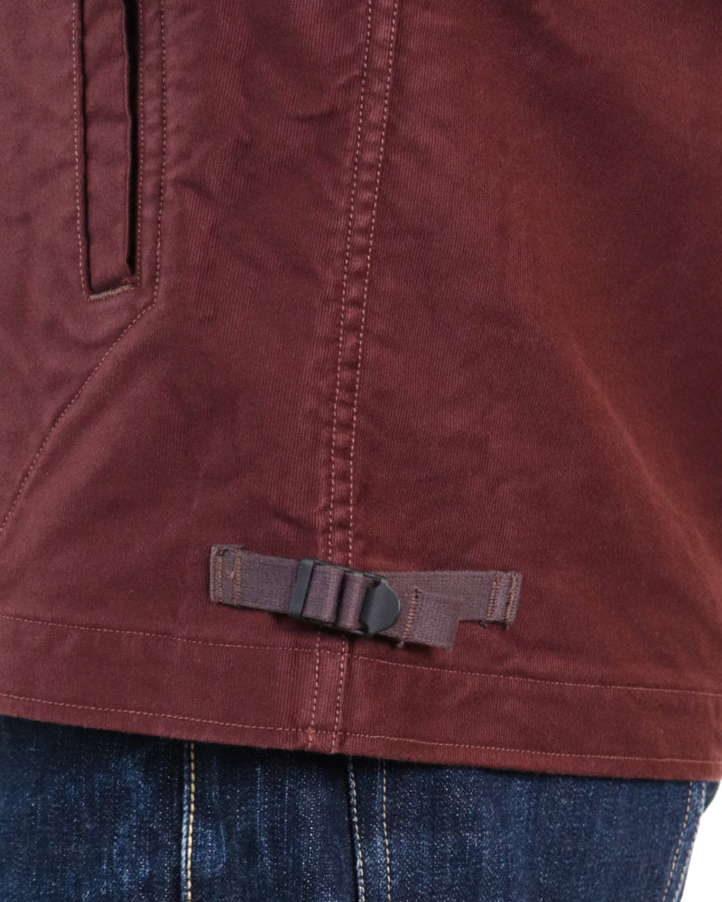 DECK WORKER JACKET/ HOP HEADS CUSTOM MODEL / DARK RED BROWN