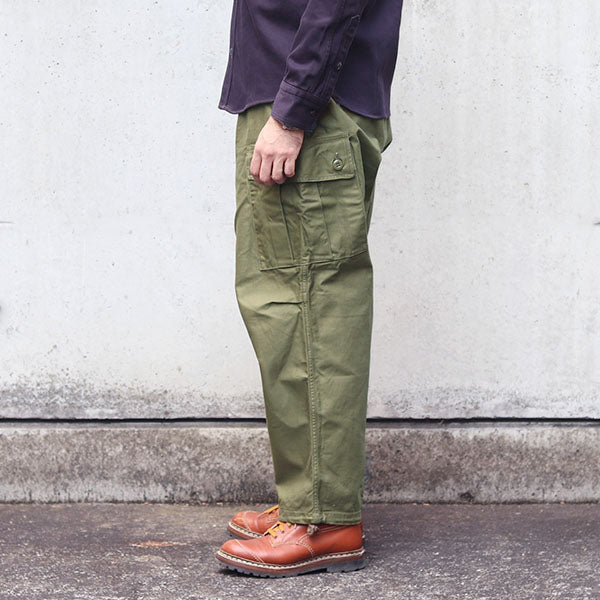 JUNGLE FATIGUES / SULFIDE DYED MILITARY BACK SATIN / KHAKI