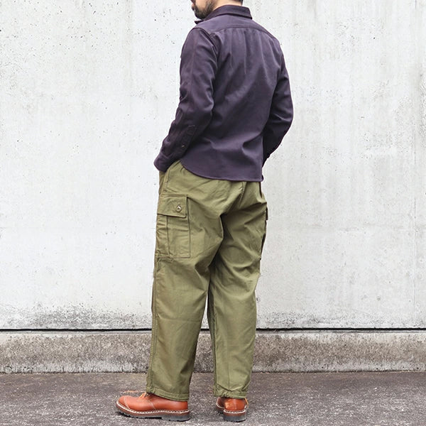 JUNGLE FATIGUES / SULFIDE DYED MILITARY BACK SATIN / KHAKI
