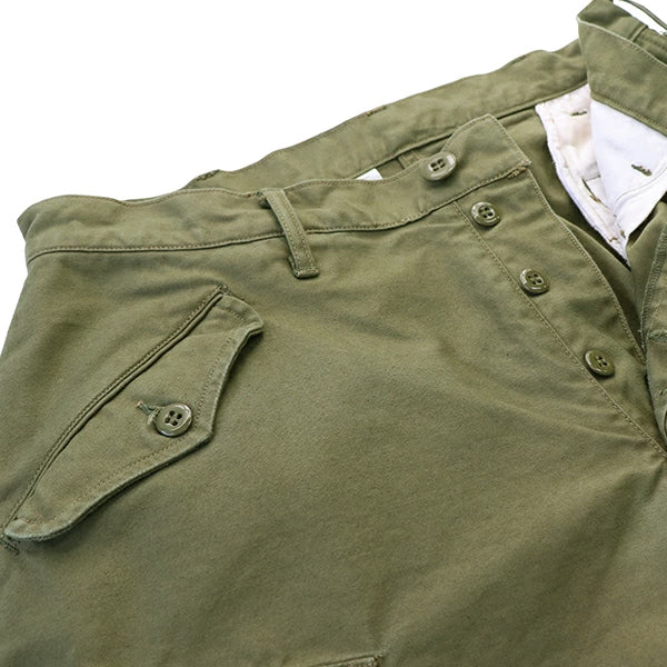 JUNGLE FATIGUES / SULFIDE DYED MILITARY BACK SATIN / KHAKI