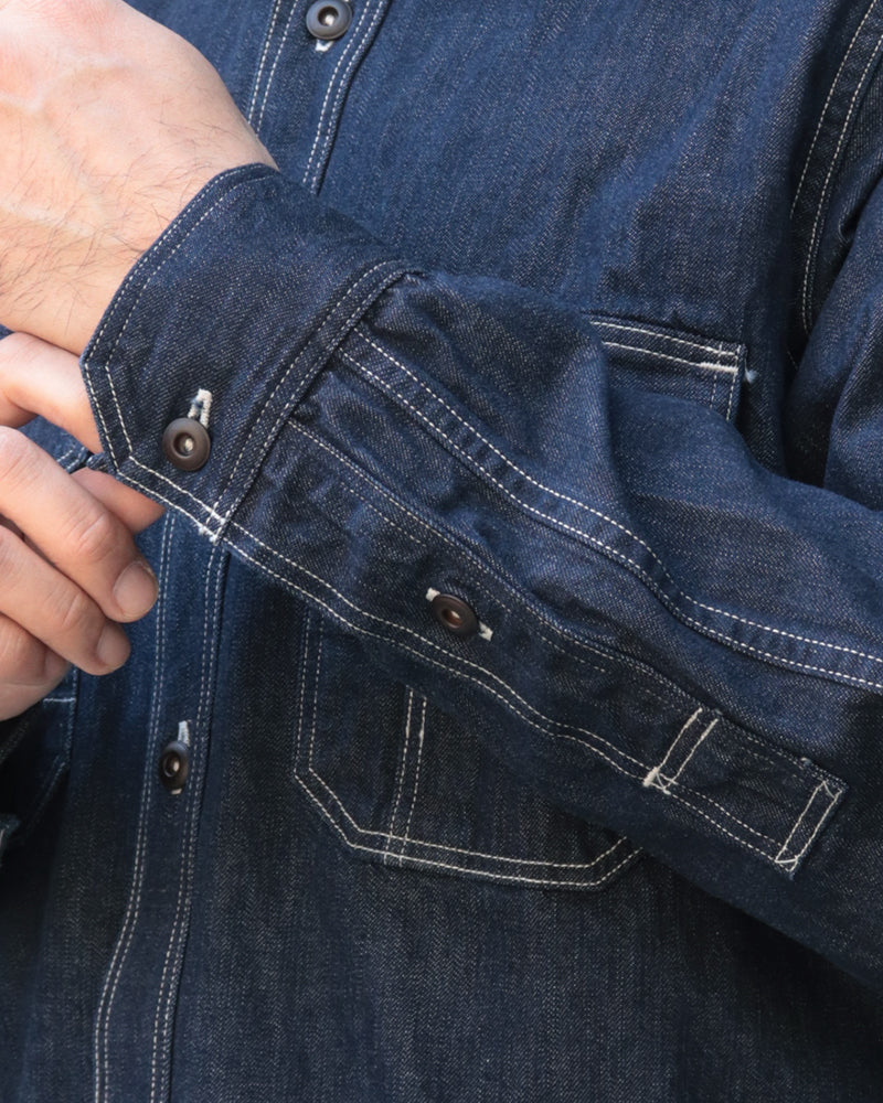BIRNER MECHANIC SHIRT / VINTAGE STYLE 8.5oz INDIGO DENIM