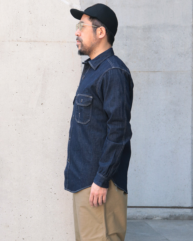 BIRNER MECHANIC SHIRT / VINTAGE STYLE 8.5oz INDIGO DENIM