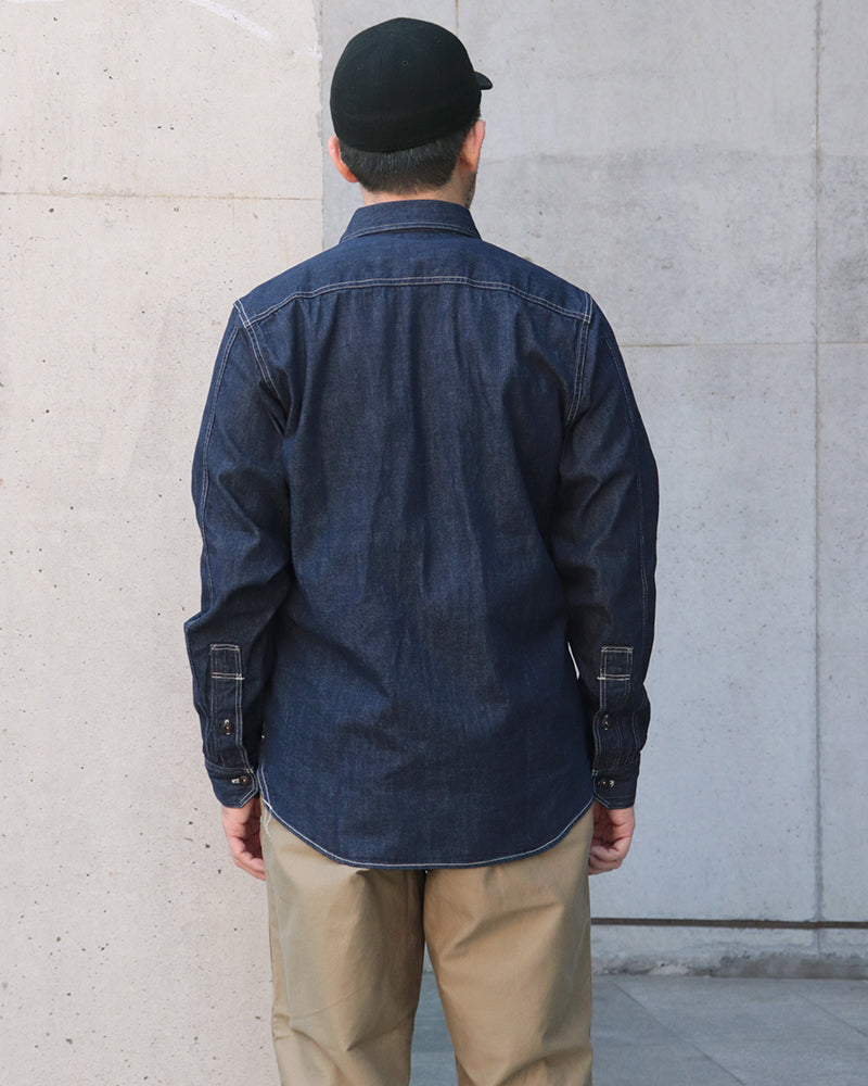 BIRNER MECHANIC SHIRT / VINTAGE STYLE 8.5oz INDIGO DENIM