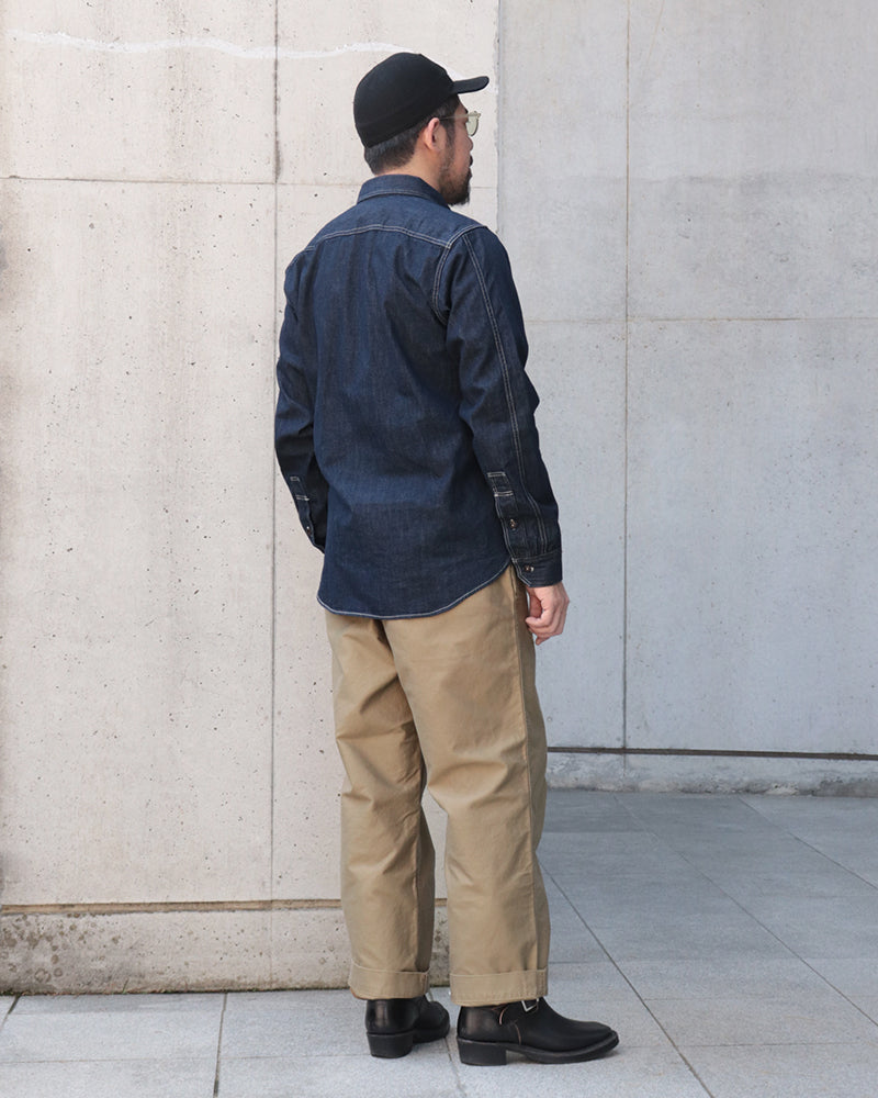 BIRNER MECHANIC SHIRT / VINTAGE STYLE 8.5oz INDIGO DENIM