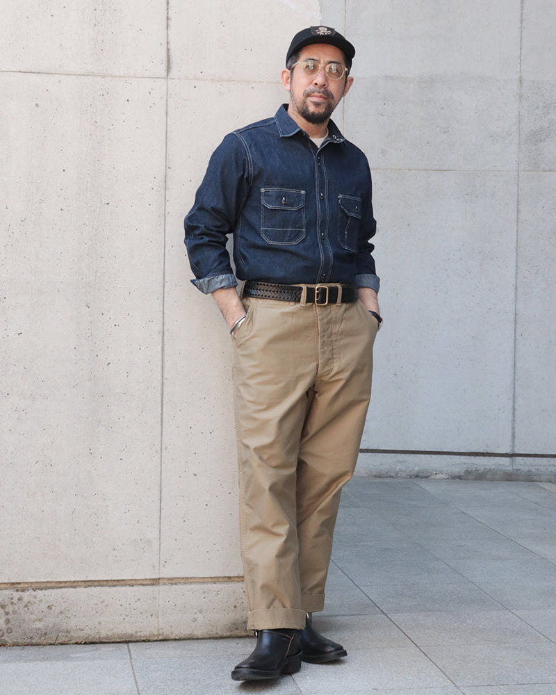 BIRNER MECHANIC SHIRT / VINTAGE STYLE 8.5oz INDIGO DENIM