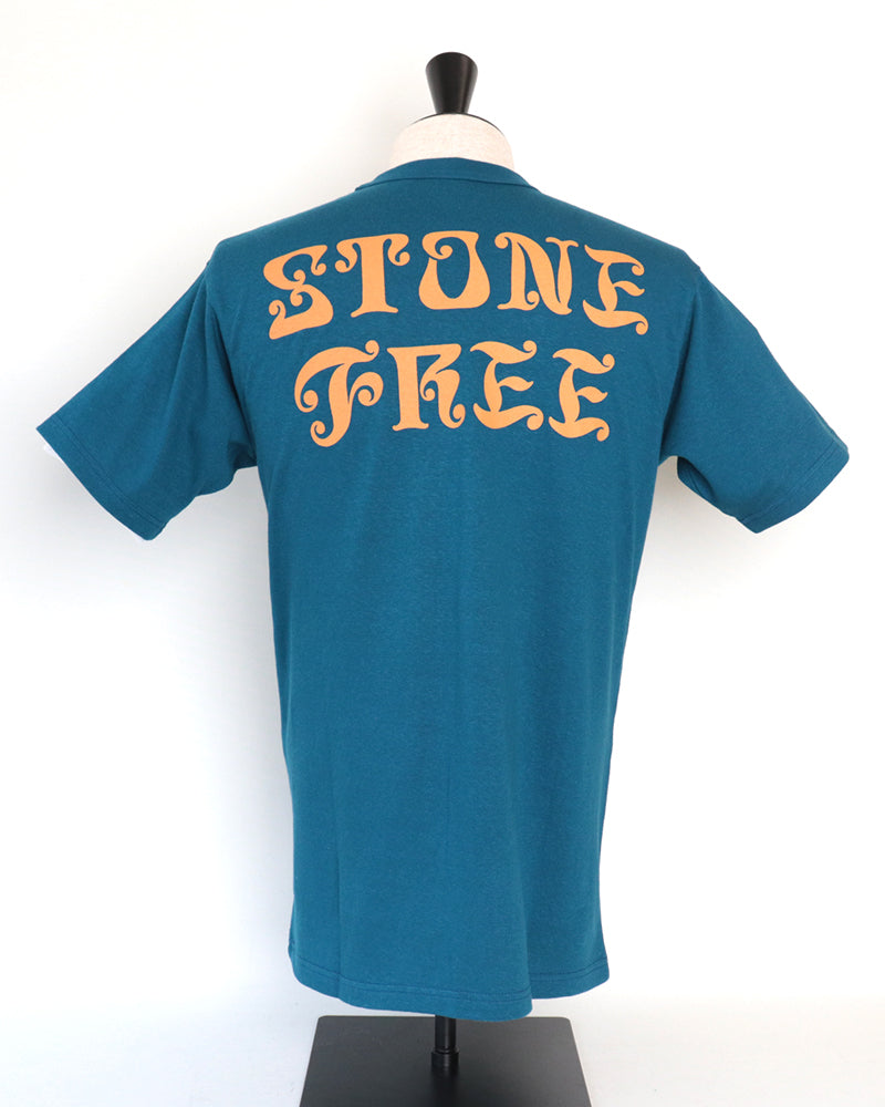 T-SHIRT STONE FREE / VINTAGE STYLE MEDIUM WEIGHT JERSEY