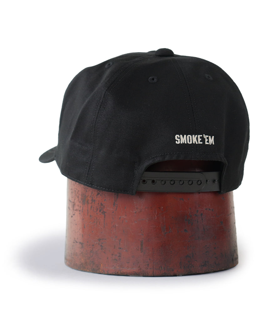 SNAPBACK TRUCKER CAP / SMOKE 'EM