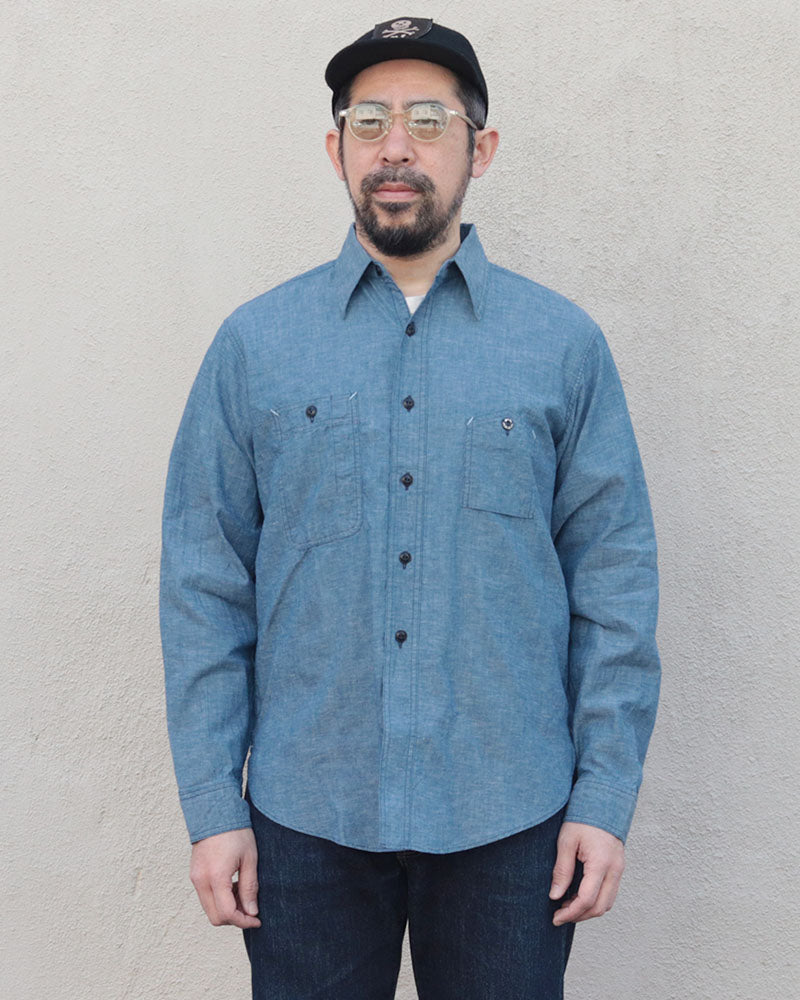 Y1942 CHAMBRAY SHIRT / INDIGO