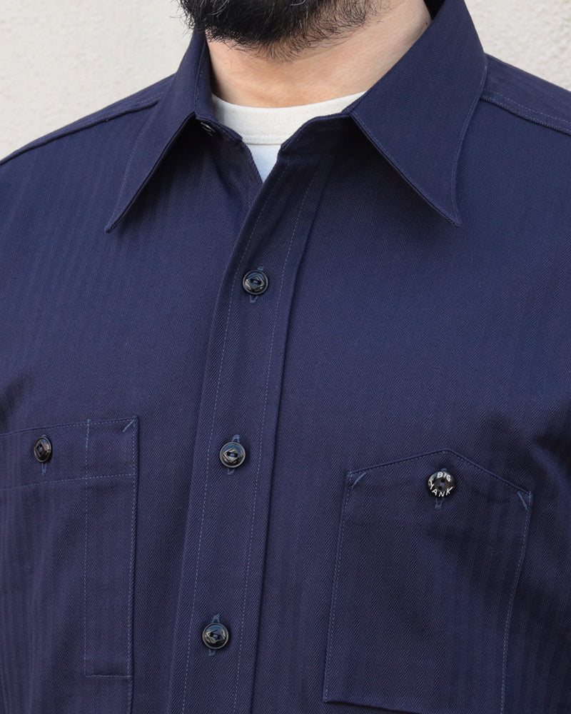 Y1944 HBT SHIRT / NAVY
